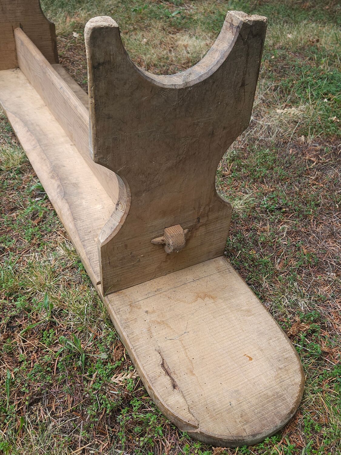 Old country bench
