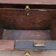 Louis XVI style flat desk in 19th century mahogany
