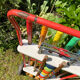 Vintage wooden croquet game