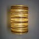 Resin and rope wall light by Accolay, France, 1970s
