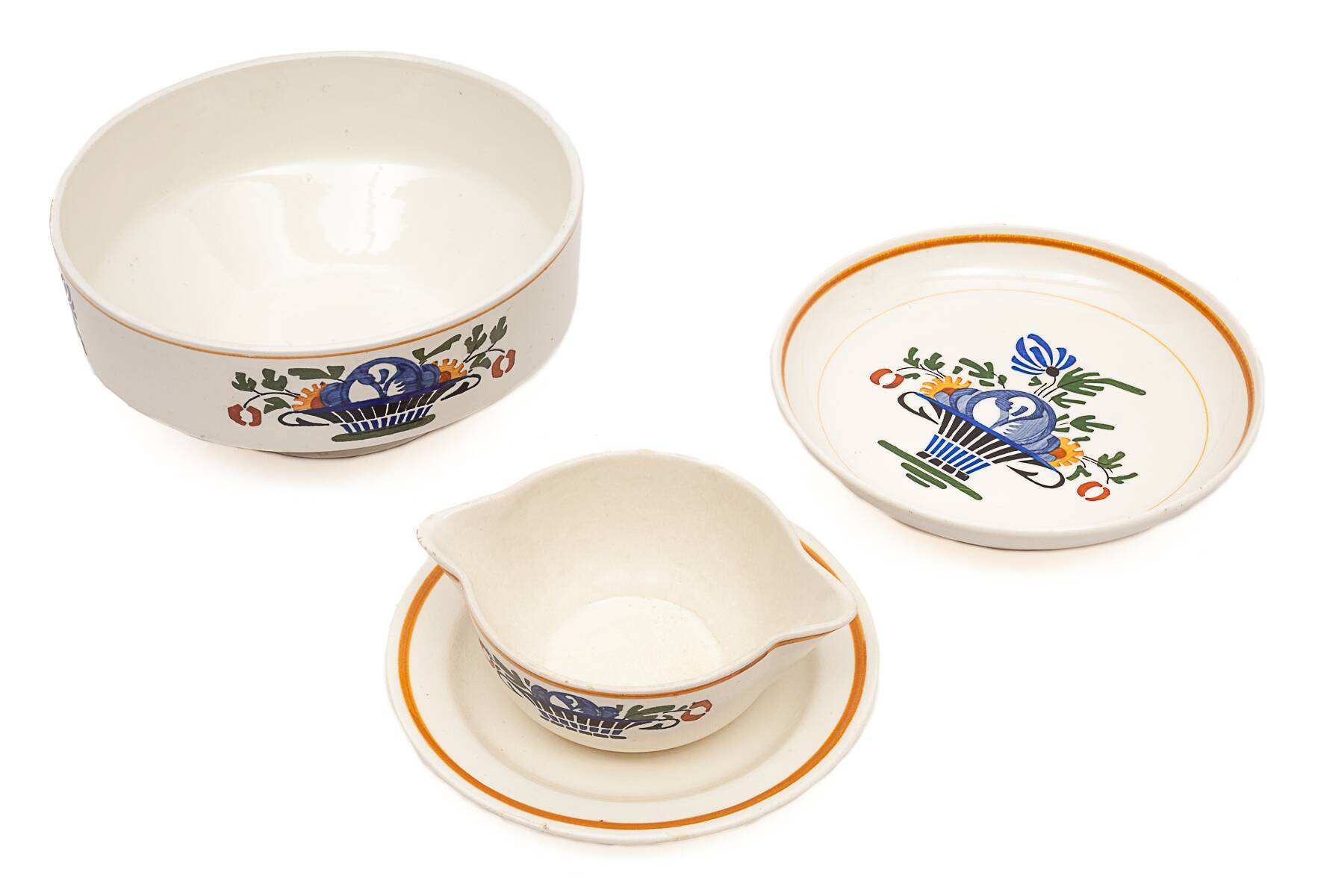 Lunéville earthenware dinner service