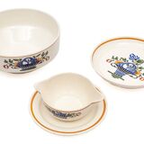Lunéville earthenware dinner service