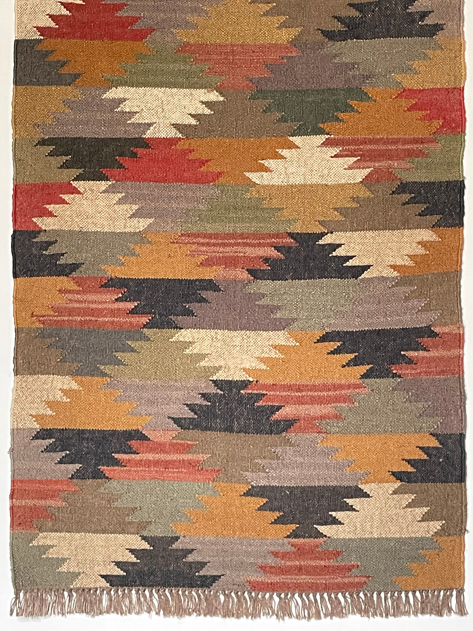 3 x 5, handmade jute-wool kilim rug, kilim carpet, 90x150cm
