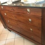 Chest of drawers lion pates back from Egypt