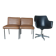 2 chauffeuse et 1 fauteuil de bureau