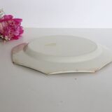 Creil and Montereau plates, 19th century, Perle model, ivory / lot 1