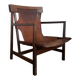 Fauteuil en cuir espagnol rationaliste