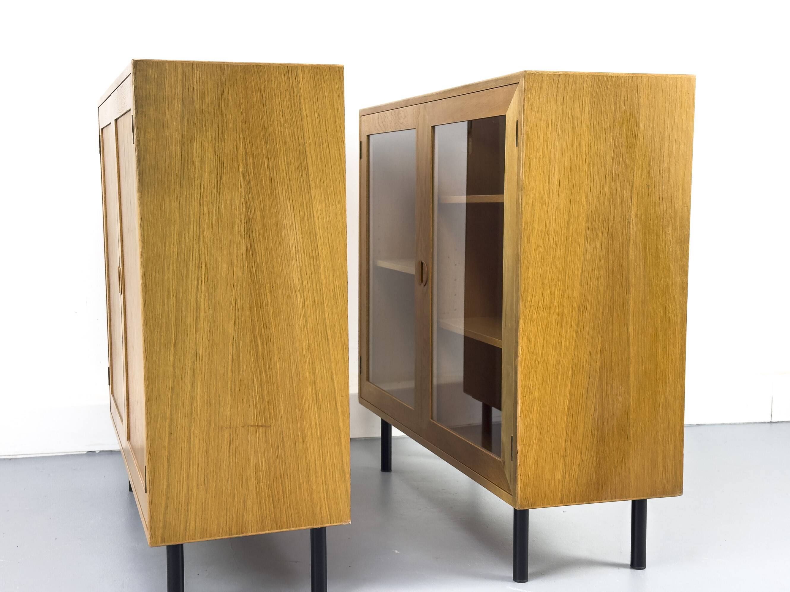 Petit meuble vitrine danois de Hansen et Guldborg, lot de 2, 1