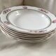 6 vintage hollow plates Digoin Sarreguemines model Trianon