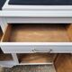 1930 Art Deco sideboard with floral motifs and marble top
