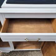 1930 Art Deco sideboard with floral motifs and marble top