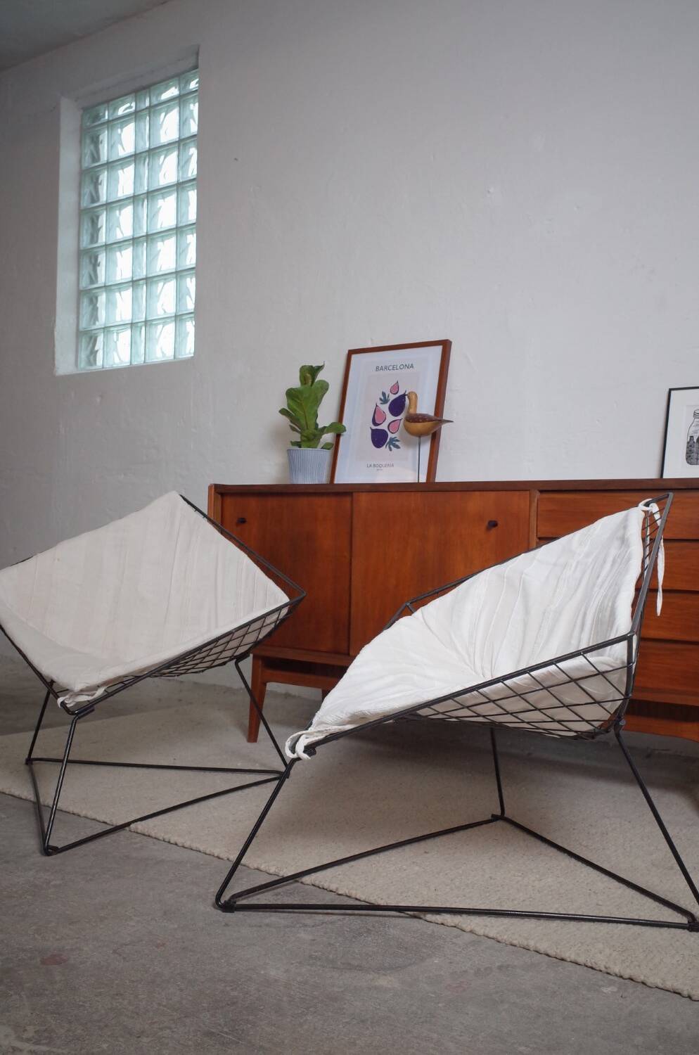 2 x OTI Gammelgaard Diamond Sessel + Tisch