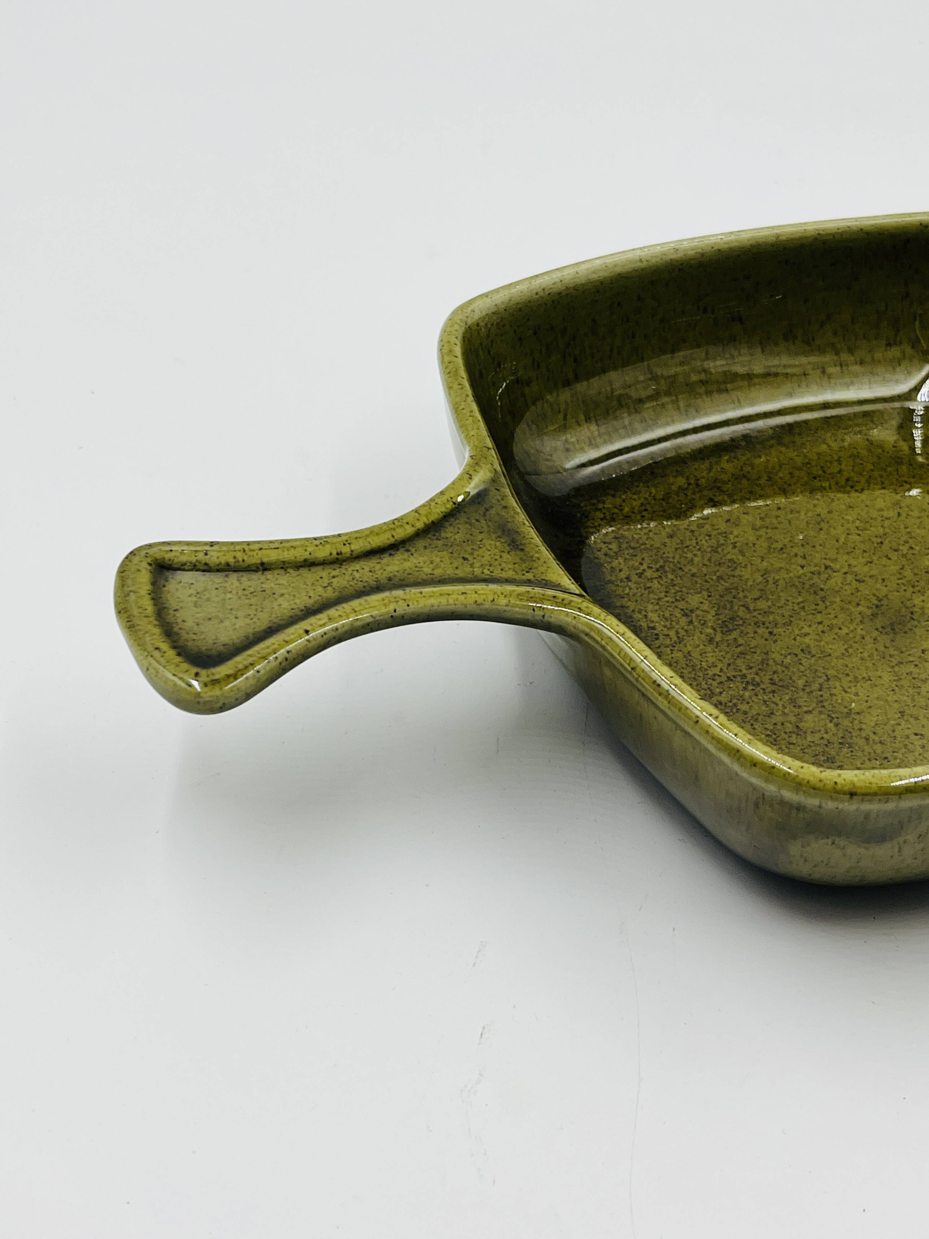 Handle Dish Stoneware Decor Hälsingborg Bengt Johansson 70s
