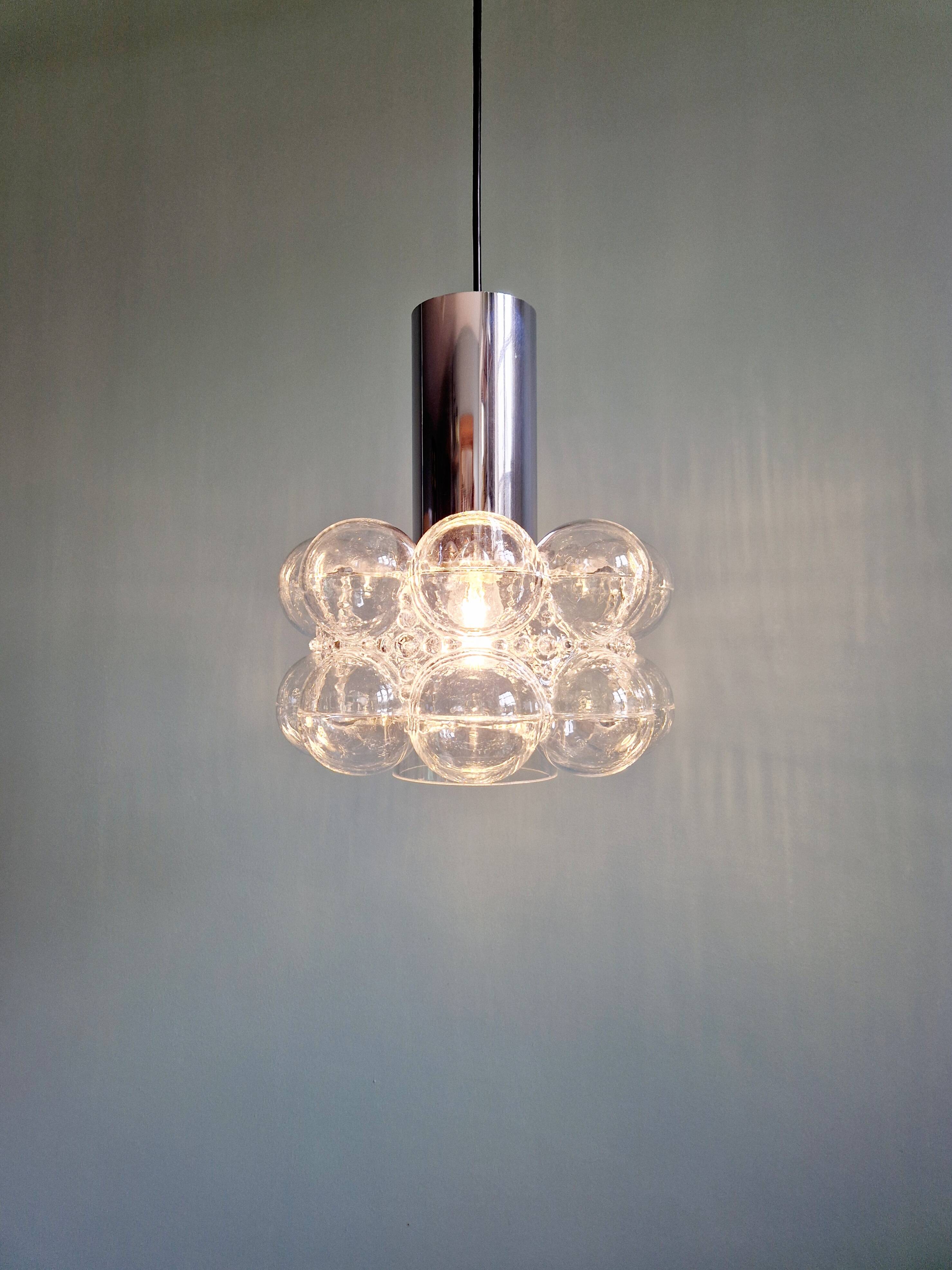 Suspension Bubble glass, design Helena Tynell, 1970
