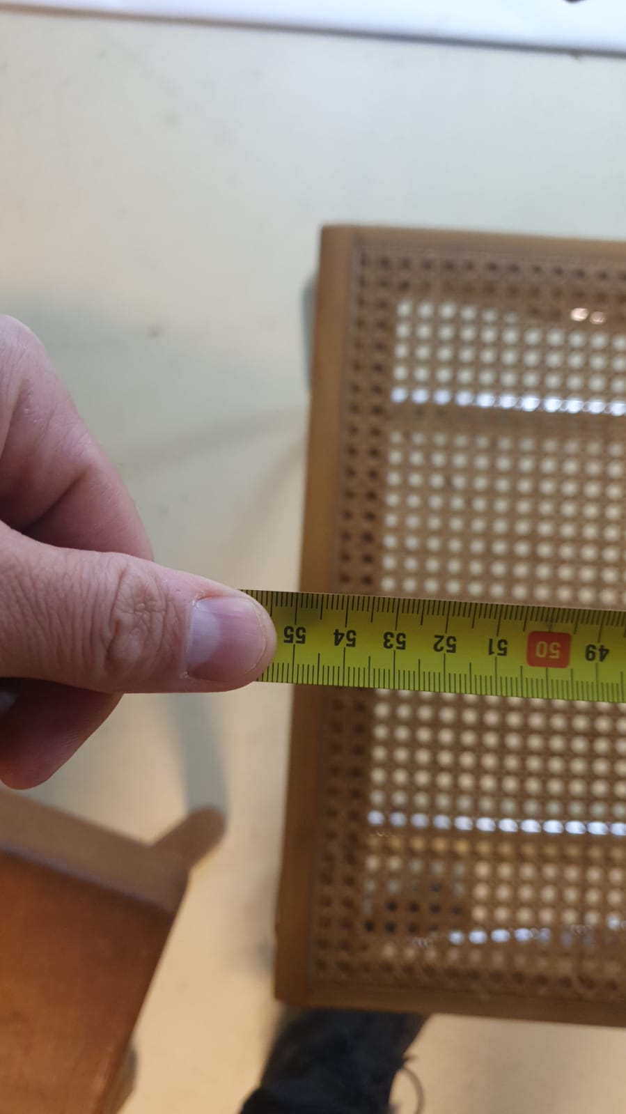 Tubular frame and cane cantilever desk chair Marcel Breuer