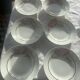 6 assiettes creuses en porcelaine motif pivoines art déco