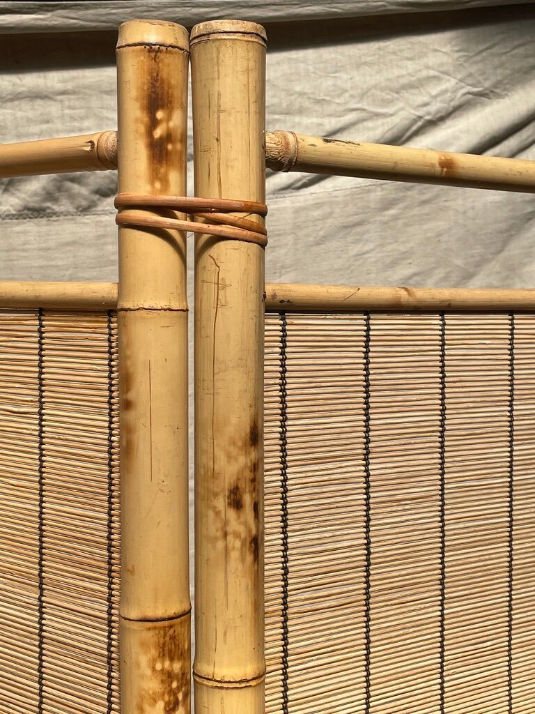 Screen bamboo rattan 1970