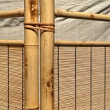 Screen bamboo rattan 1970