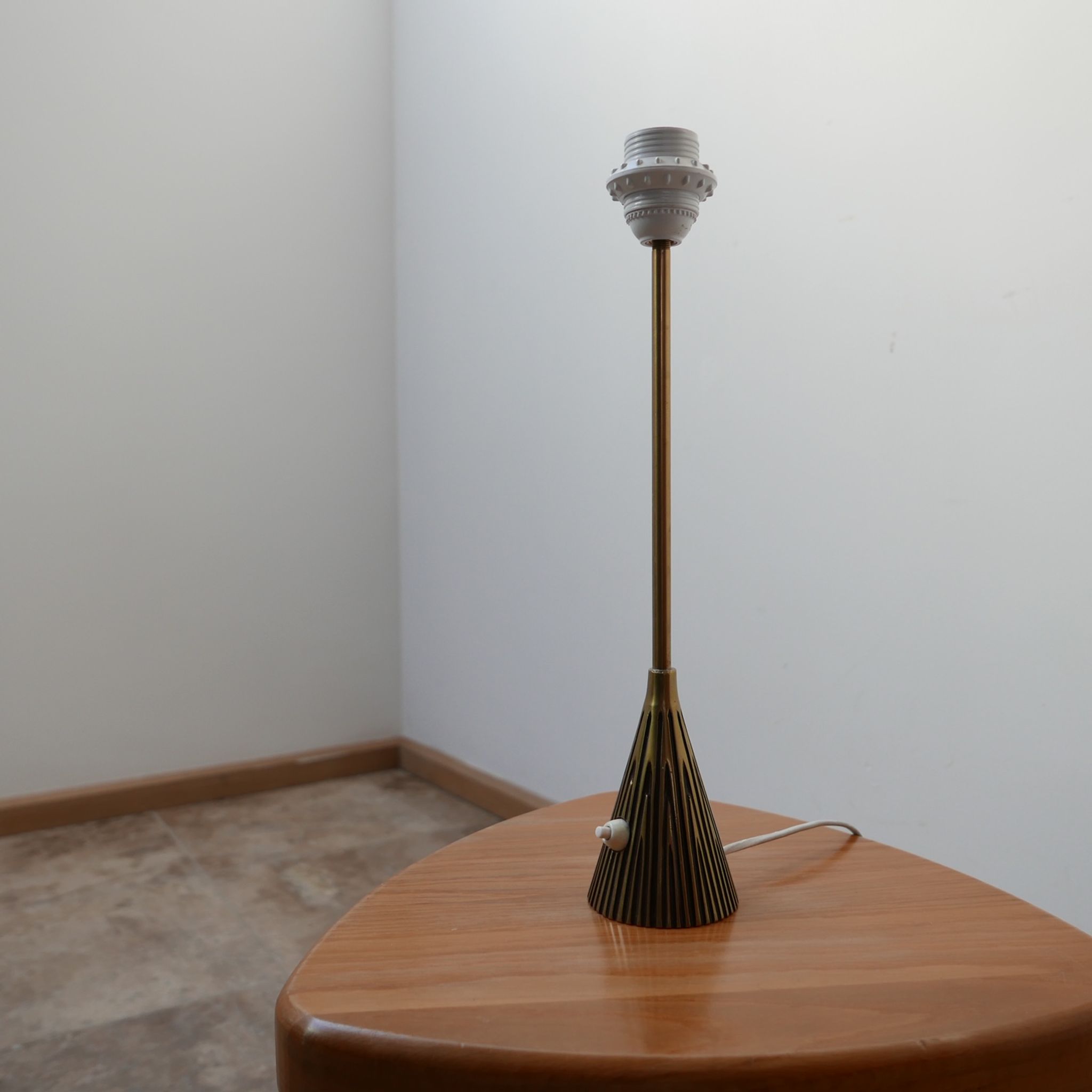 Mid-Century Brass Table Lamp by Sonja Katzin