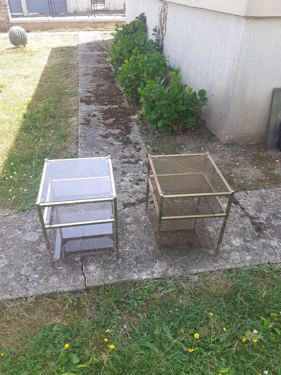 Paire de bouts de canapé