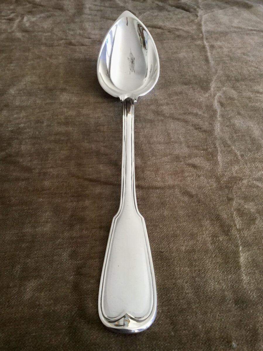 Silver stew spoon