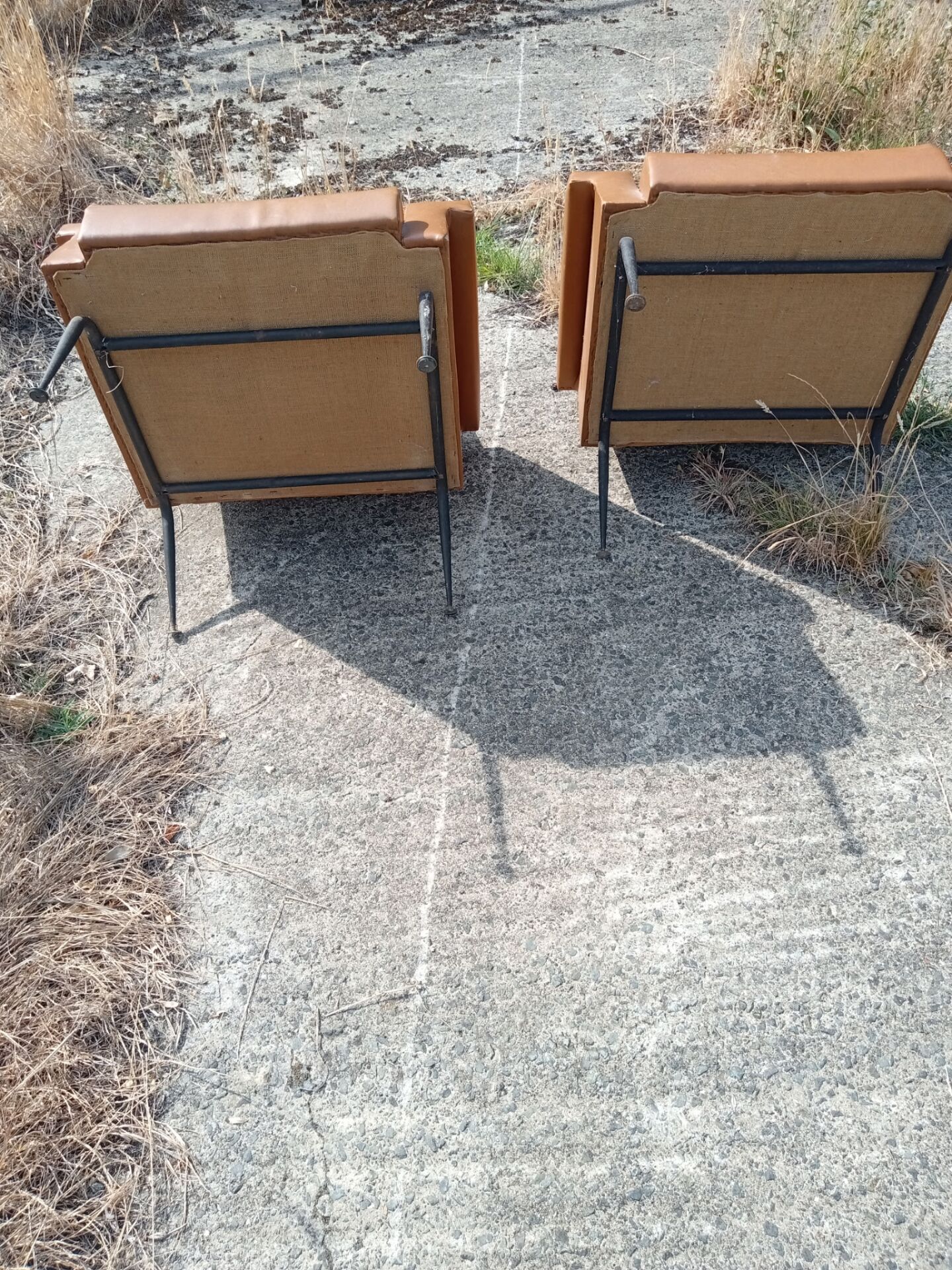 Pair of vintage armchairs