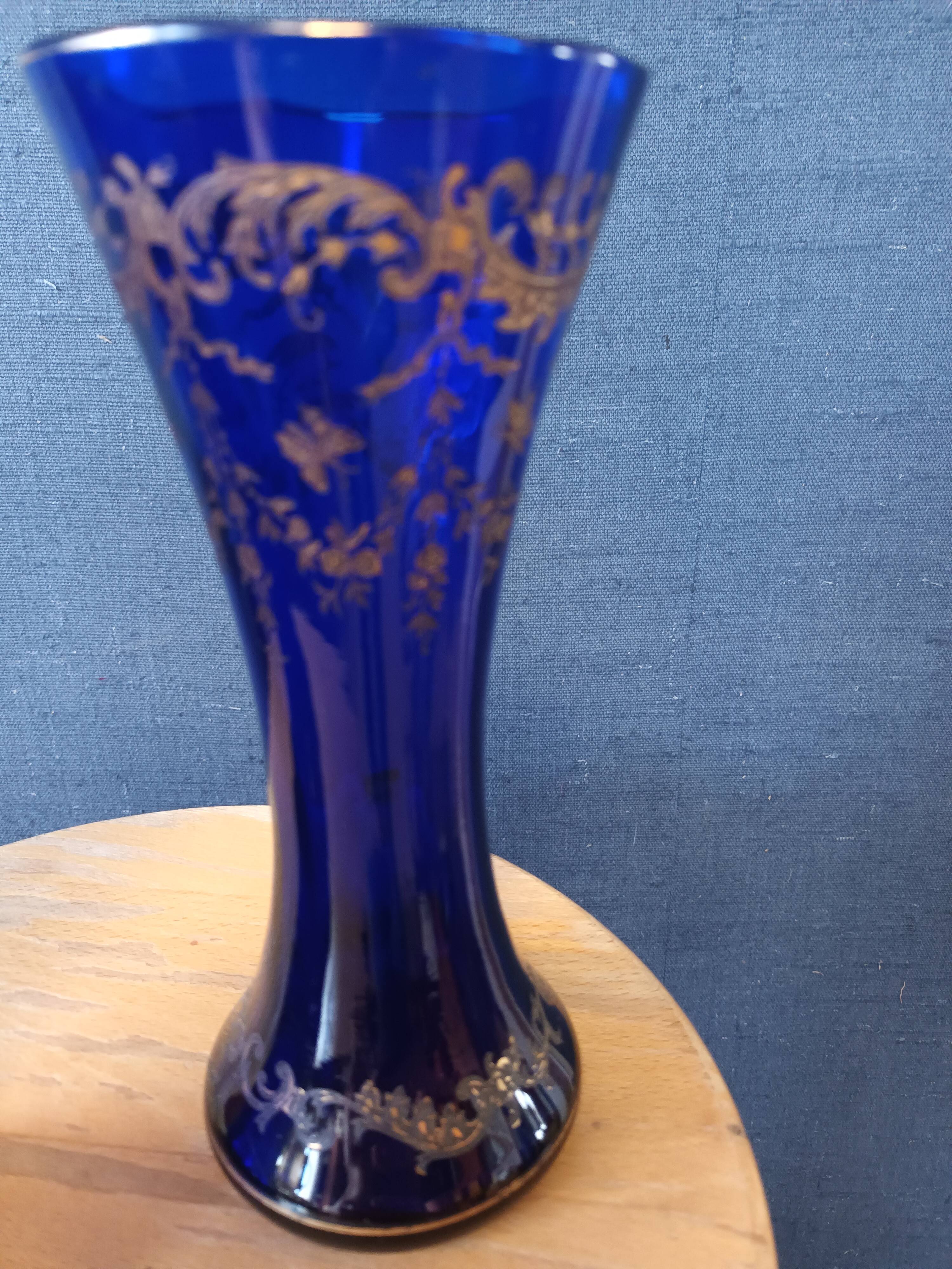 Paire de vase cristal de Sèvres Selency