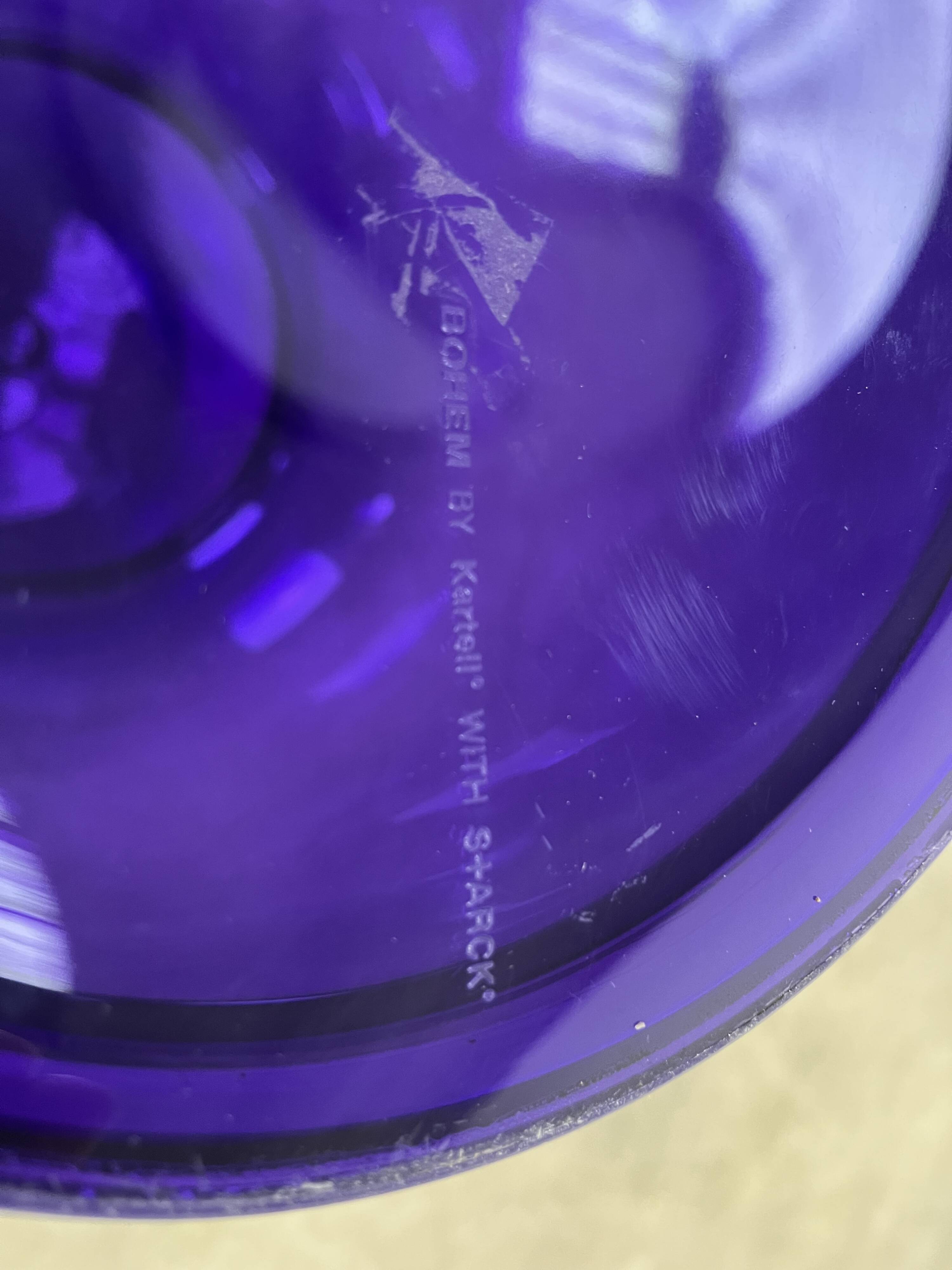 La Bohème 3 stool by Philippe Starck for Kartell, purple