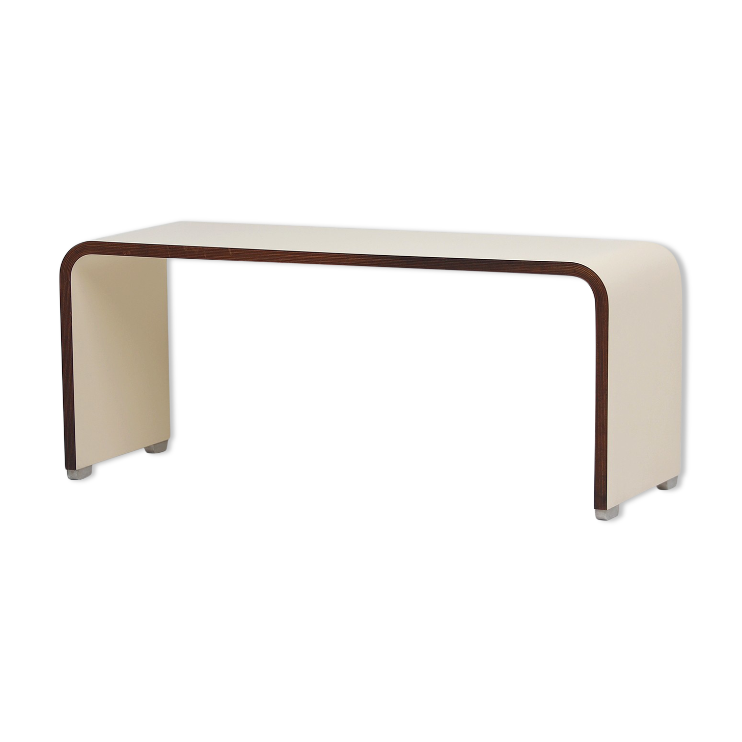 Console / side desk produced by the Belgian company Bergwood in the 1970s.