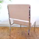 Fauteuil en chrome et tissus vintage design