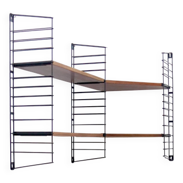 Corner wall shelf Tomado in teak wood