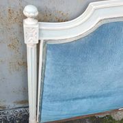 antique headboard in Louis XVI style