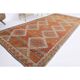 Vintage Turkish Hand-Knotted Wool Cotton Orange Area Rug 150x333