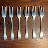 SFAM silver metal dessert cutlery
