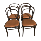 Suite de 4 chaises bistrot Thonet