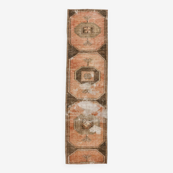 3x10 oriental vintage runner rug,84x318cm