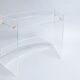 Console en plexiglas des années 70 de David Lange