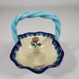 Longwy Enamel Basket shape No. 1 decor 5874