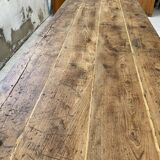 XL central island workbench oak