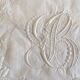 19th embroidered linen yarn wedding kit pillow taie B