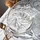Vintage Crystal Pie Dish - Cut Crystal Serving Plate - Gateway - Centre d