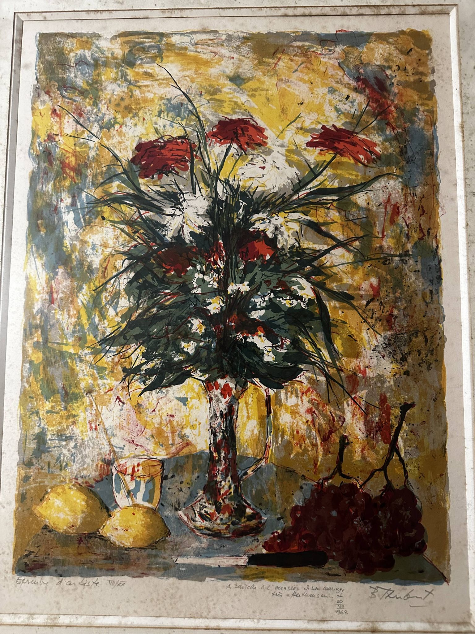 Bertoldo Taubert (Italian/French 1915-1974) - Still Life No. 7/20