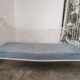 Bed, wrought iron bench