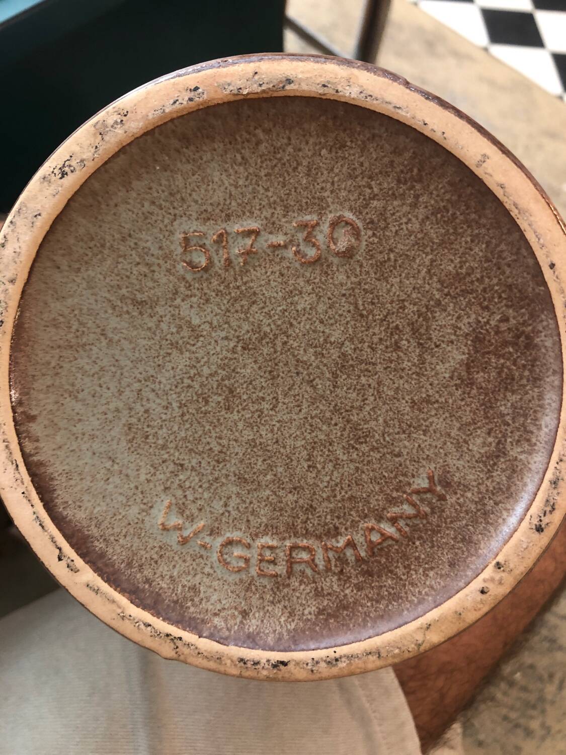 Vase en céramique west germany