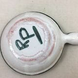 Pan caquelon ceramic Vallauris signed RP Robert Picault vintage year 70