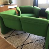Set sofa two places and two armchairs Whilkhahn model 842/5 and 841/5 80s