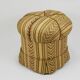 Art Deco Stool Friedrich Otto Schmidt, Pouf, Original Condition, Vienna, 1920s