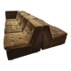 Vintage checkered modular sofa bank 'Groovy'