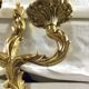 Louis XV style bronze wall lamp with 2 lights