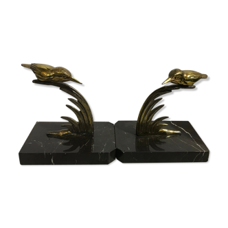Pair of greenhouse bronze book